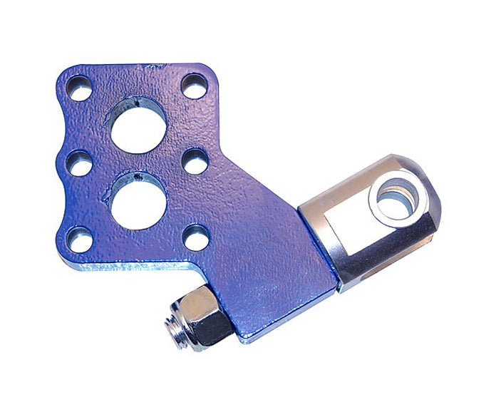 Shock Mount - Bolt-On - Clevis Mount - Steel - Blue Powder Coat - BSB Birdcage - Each