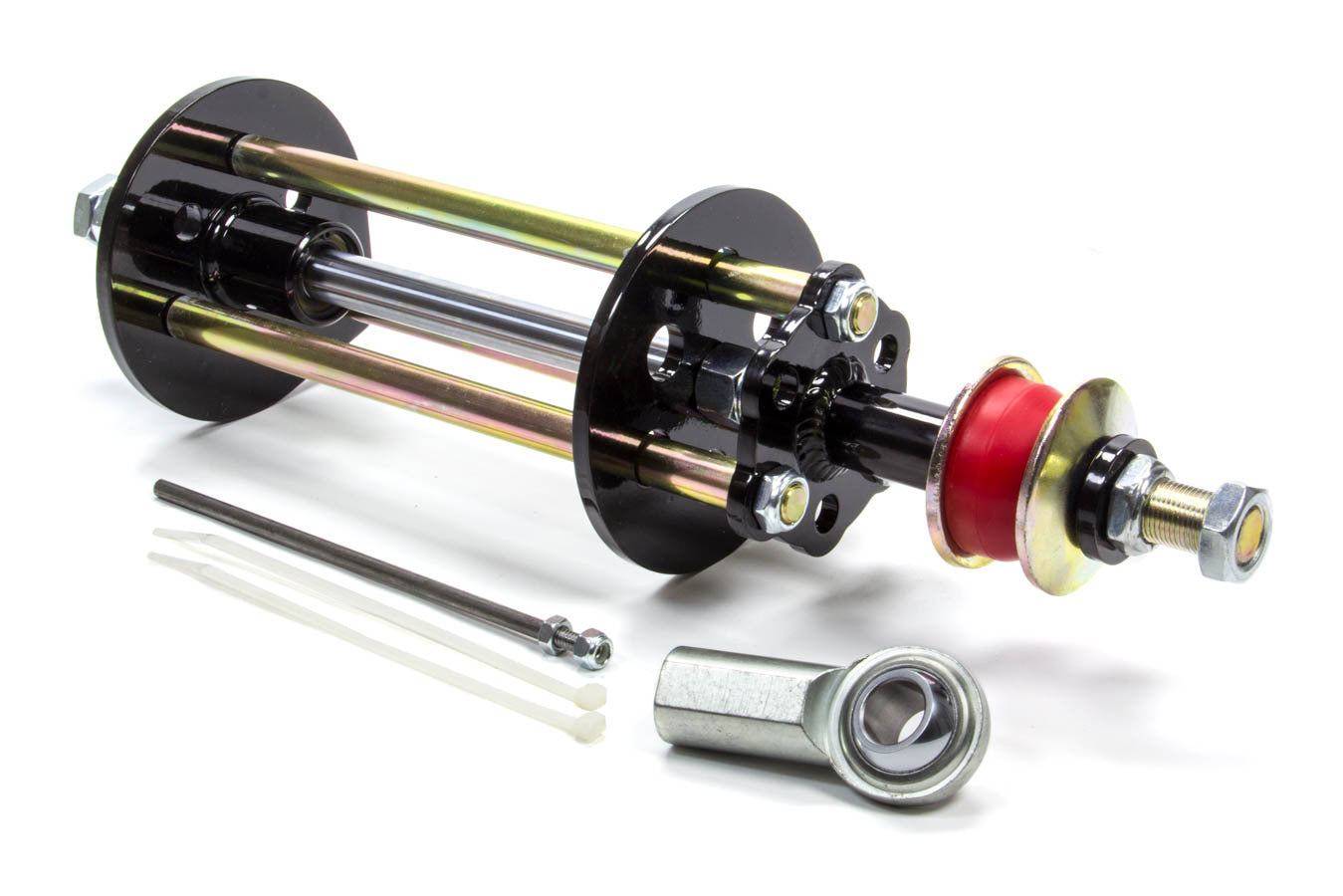 Torque Link - Spring Style Pull Bar - Single Shaft - 22-1/4 in Long - Urethane Bushings - Steel - Natural - Each