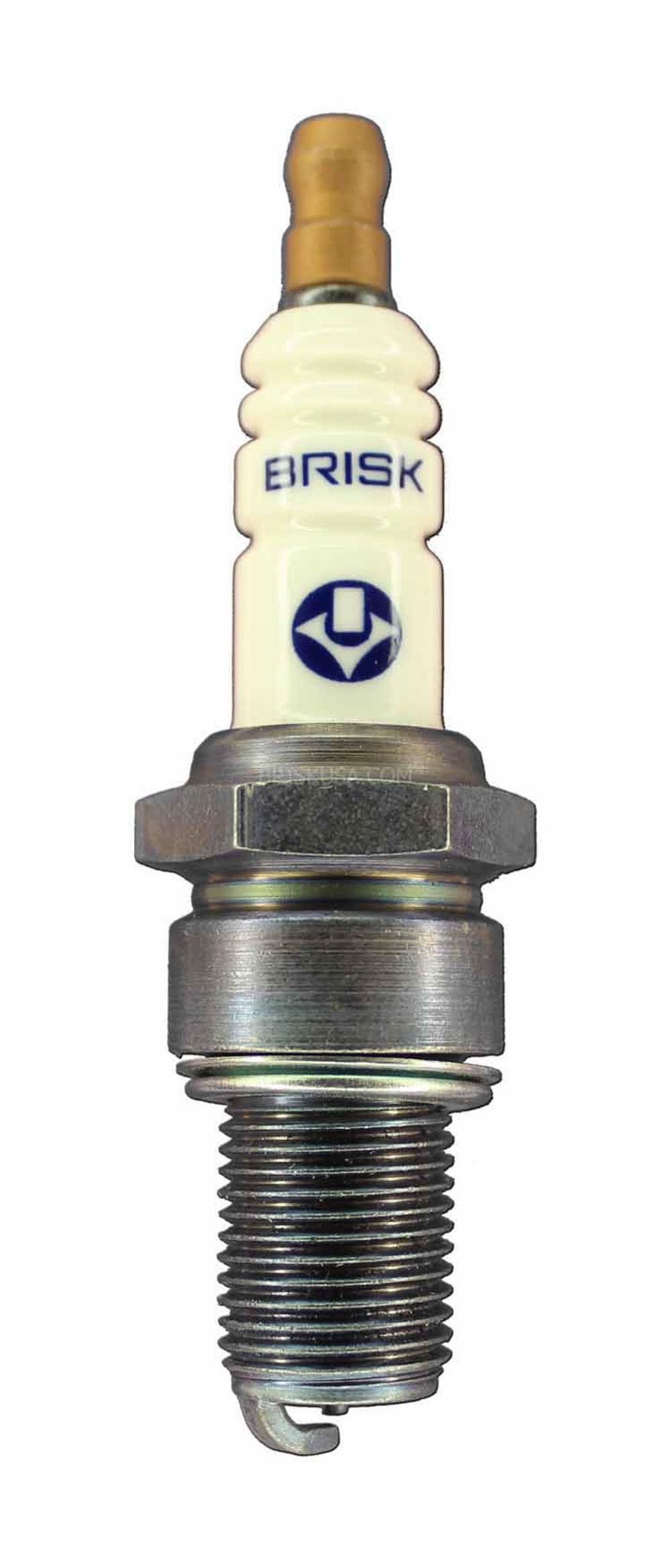 Spark Plug - Silver Racing - 14 mm Thread - 19 mm Reach - Heat Range 10 - Gasket Seat - Resistor - Each