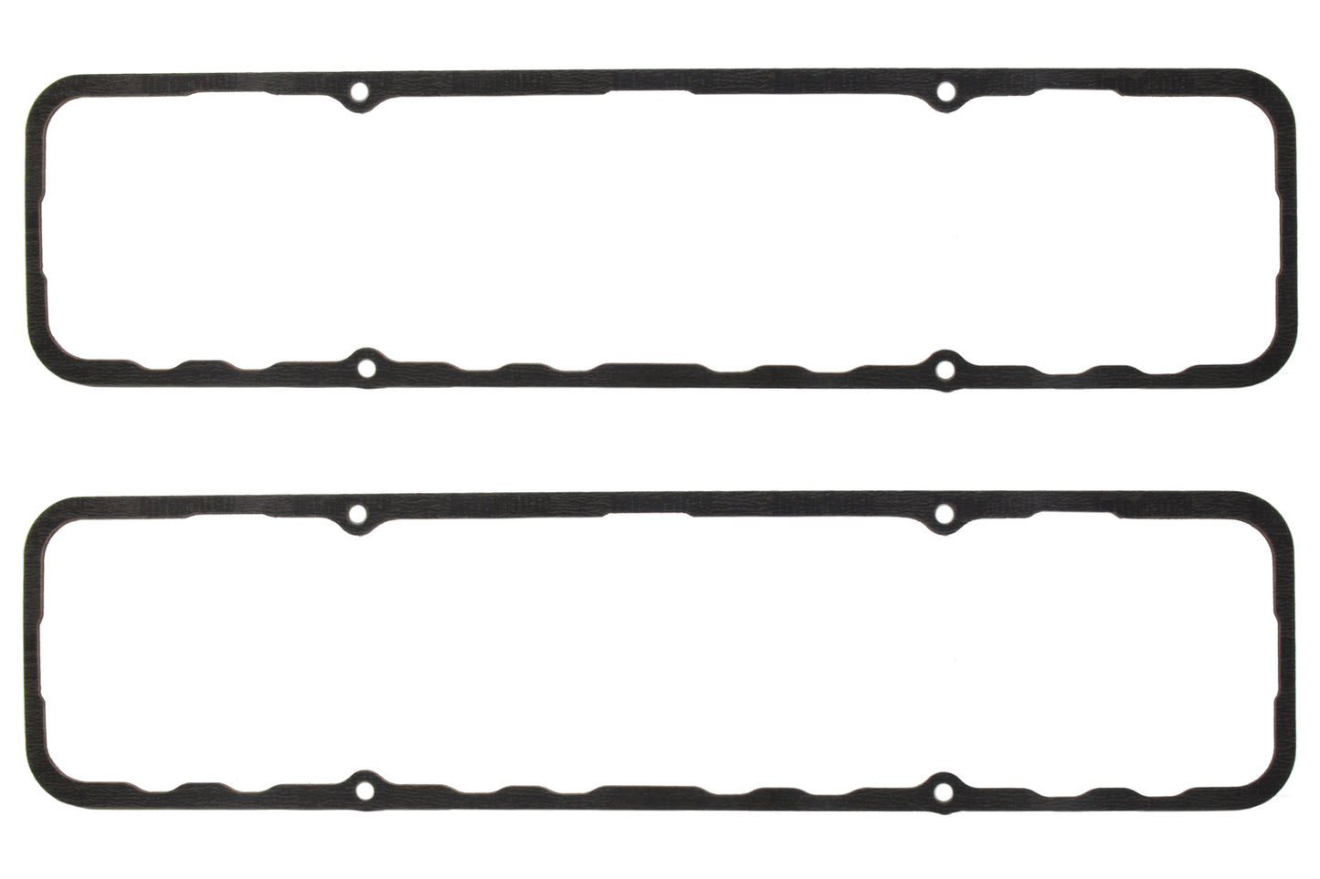 Valve Cover Gasket - 0.094 in Thick - Steel Core Fiber - 18 / 23 Degree Heads - Small Block Chevy - Pair