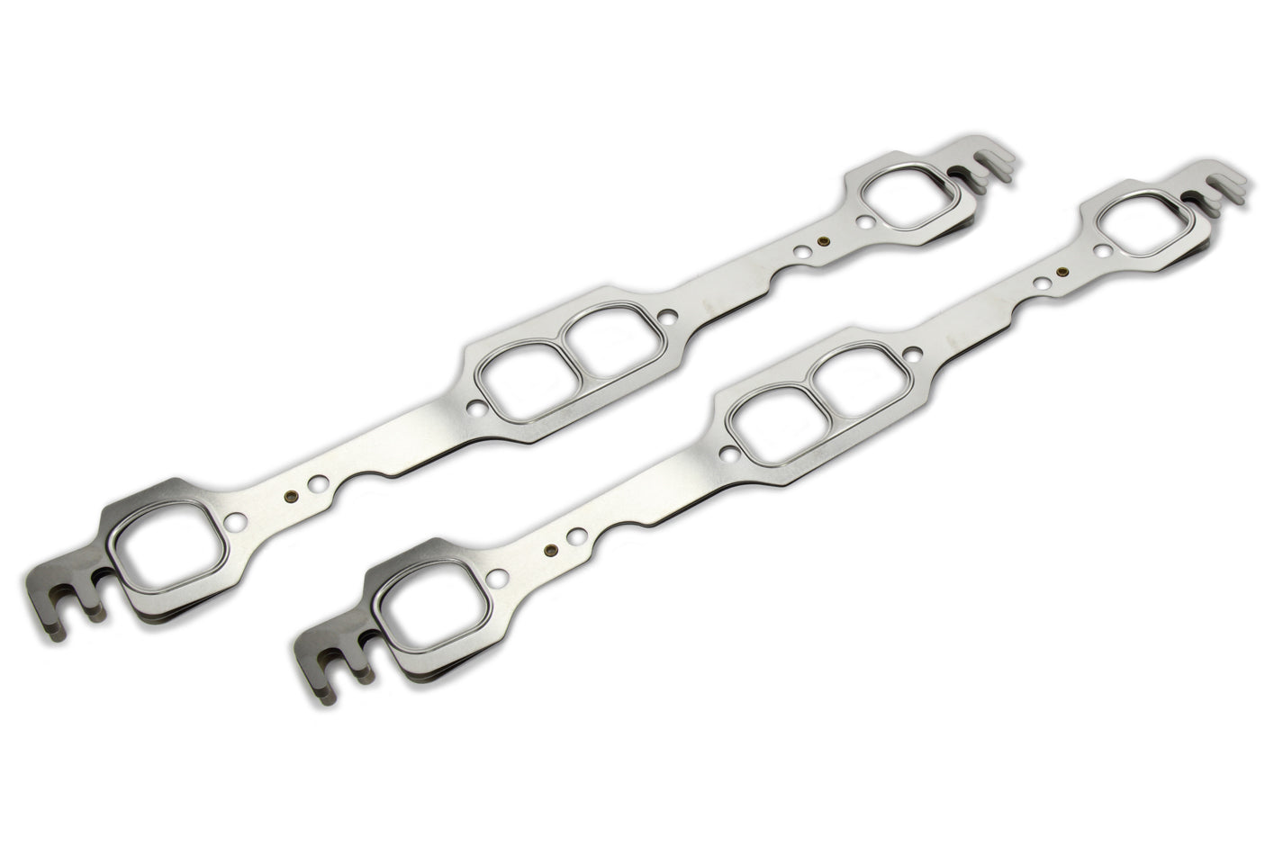 Engine & Accessories Header / Manifold Gasket - 1.520 x 1.510 in D Port - Multi-Layer Steel - Small Block Chevy - Pair