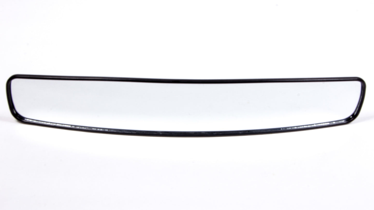 Mirror - Rear View - Wide Angle - 17 in Wide x 3 in Tall - Plastic - Black - Each