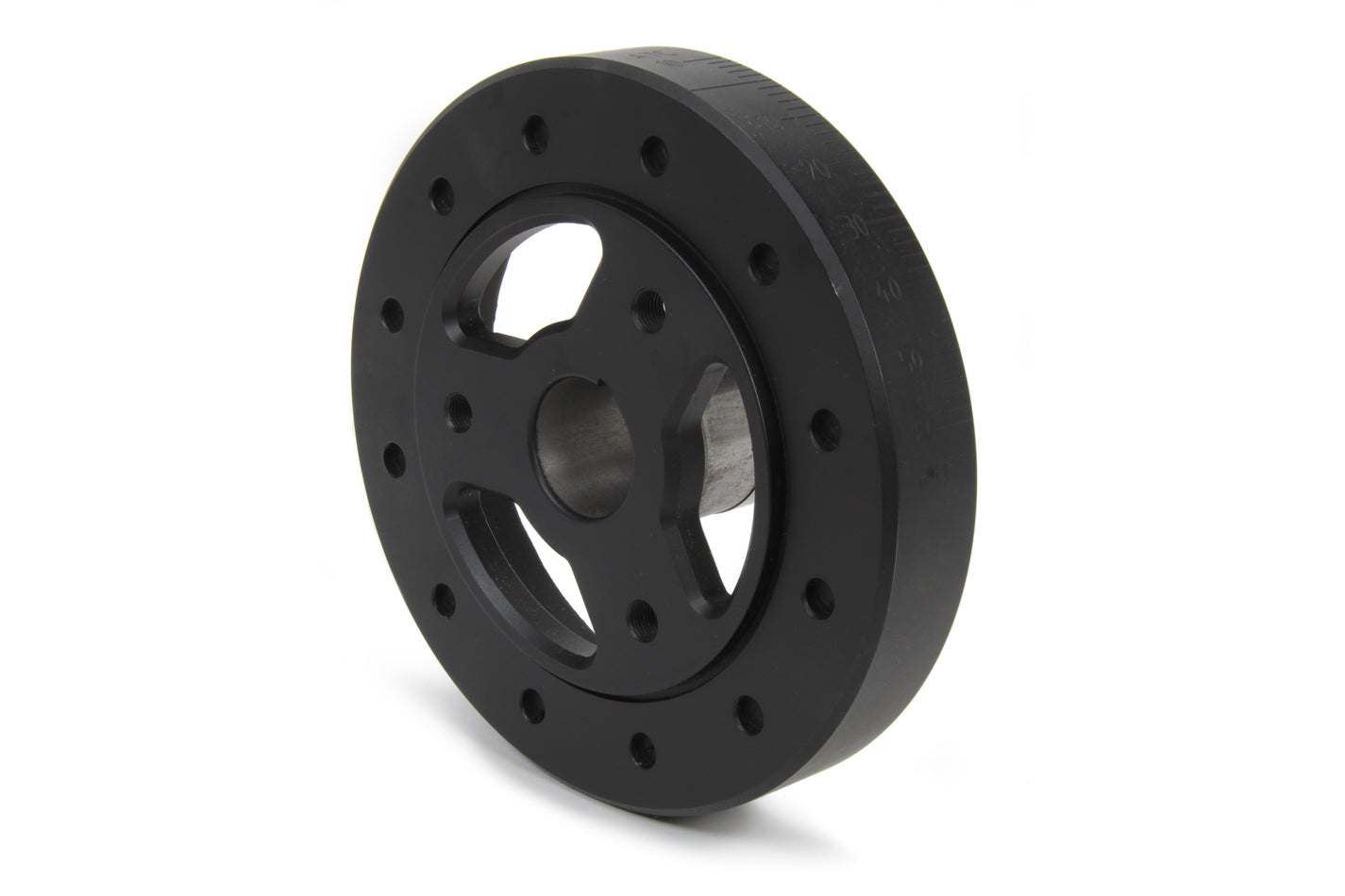 Harmonic Balancer - 6.000 in OD - Aluminum / Steel - Black - Internal Balance - Small Block Chevy - Each