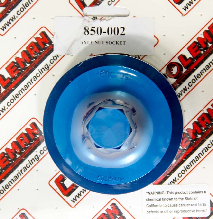 Spindle Nut Socket - 1/2 in Drive - Aluminum - Blue Anodized - IMCA / Wide 5 Spindle Nuts - Each