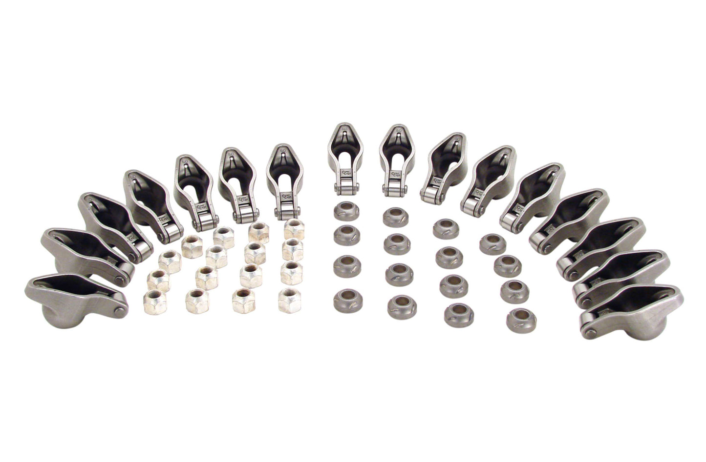 Rocker Arm - Magnum - 3/8 in Stud Mount - 1.52 Ratio - Roller Tip - Chromoly - Small Block Chevy - Set of 16