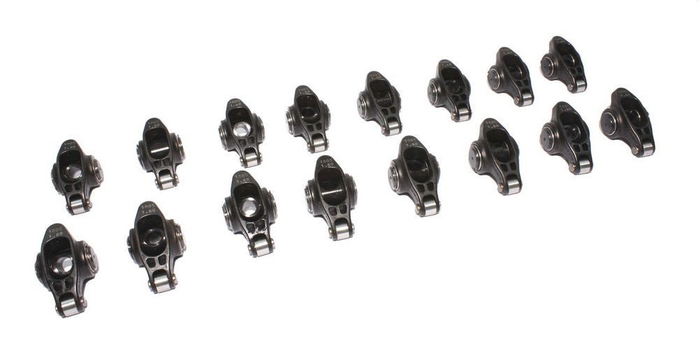 Rocker Arm - Ultra Pro Magnum XD - 7/16 in Stud Mount - 1.60 Ratio - Full Roller - Chromoly - Small Block Chevy - Set of 16