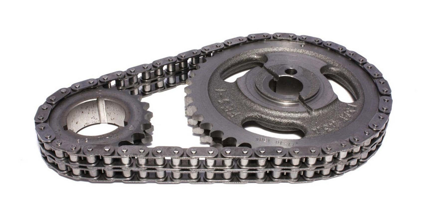 Timing Chain Set - Hi-Tech - Double Roller - Cast Iron / Billet Steel - Small Block Ford - Kit