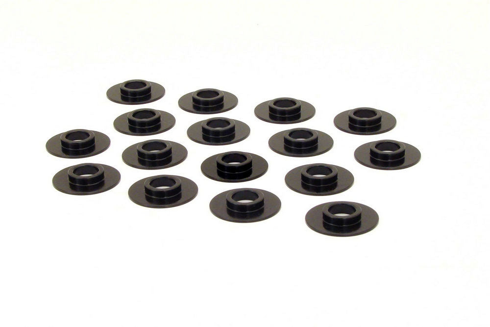 Valve Spring Locator - Inside - 0.060 in Thick - 1.625 in OD - 0.570 in ID - 0.765 in Spring ID - Steel - Set of 16
