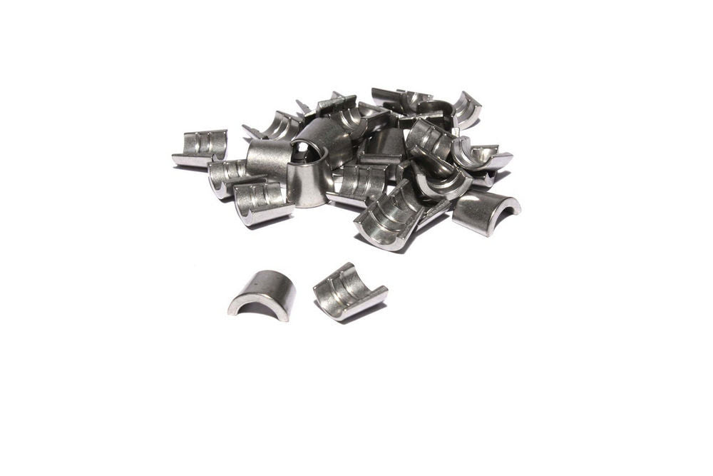 Valve Lock - Street Locks - 7 Degree - 5/16 in Valve Stem - Standard Height - Steel - Natural - Set of 16