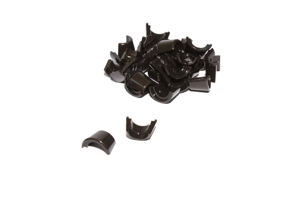 Valve Lock - Super Locks - 10 Degree - 3/8 in Valve Stem - 0.050 in More Height - Steel - Black Oxide - Set of 16