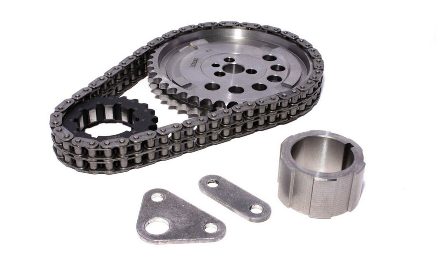 Timing Chain Set - Double Roller - Keyway Adjustable - Billet Steel - LS3 - GM LS-Series - Kit