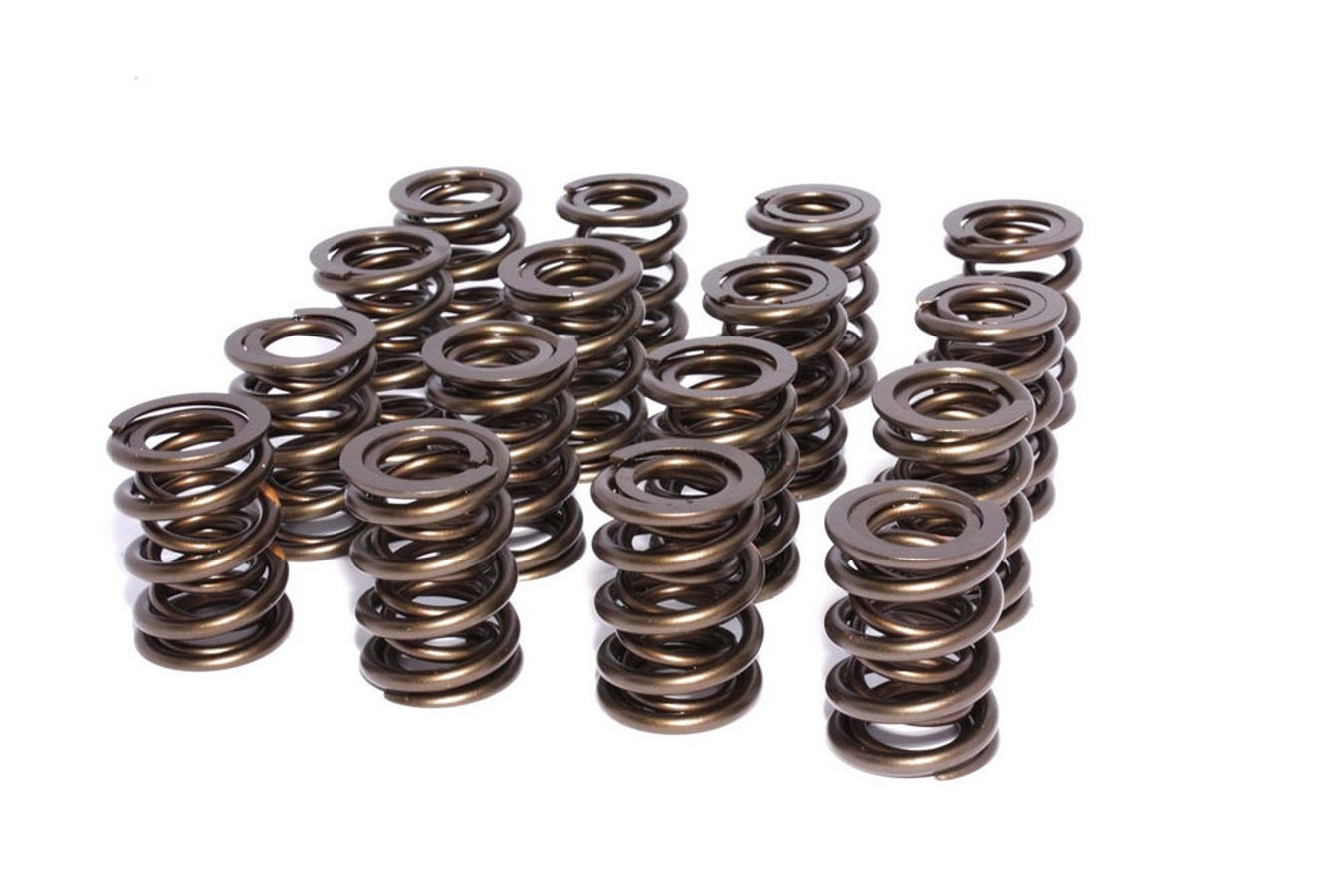 Valve Spring - Dual Spring - 392 lb/in Spring Rate - 0.900 in Coil Bind - 1.567 in OD - Set of 16