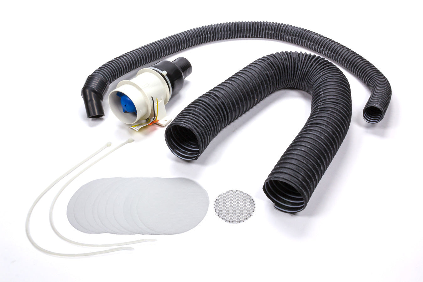 Helmet Air System - Remote Mount - 8 ft Helmet Hose - 12V - 135 CFM - Kit