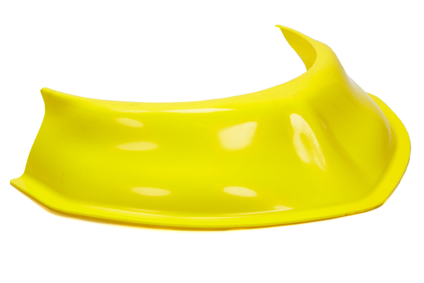 Hood Scoop - 3.5 in Tall - 20 in Wide - Tapered Front - Plastic - Yellow - Each