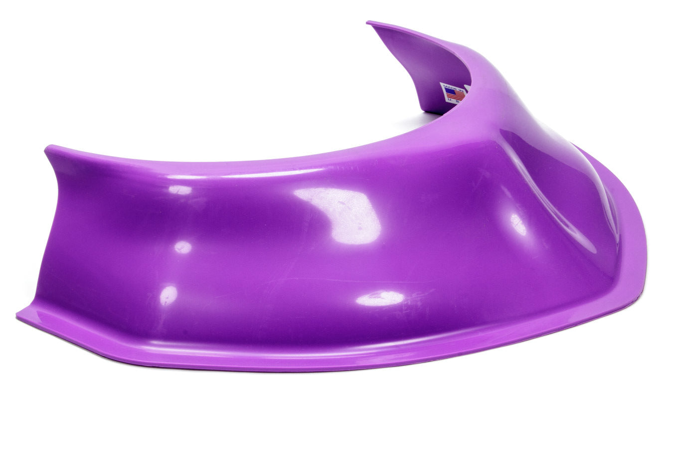 Hood Scoop - 3.5 in Tall - 20 in Wide - Tapered Front - Plastic - Purple - Each
