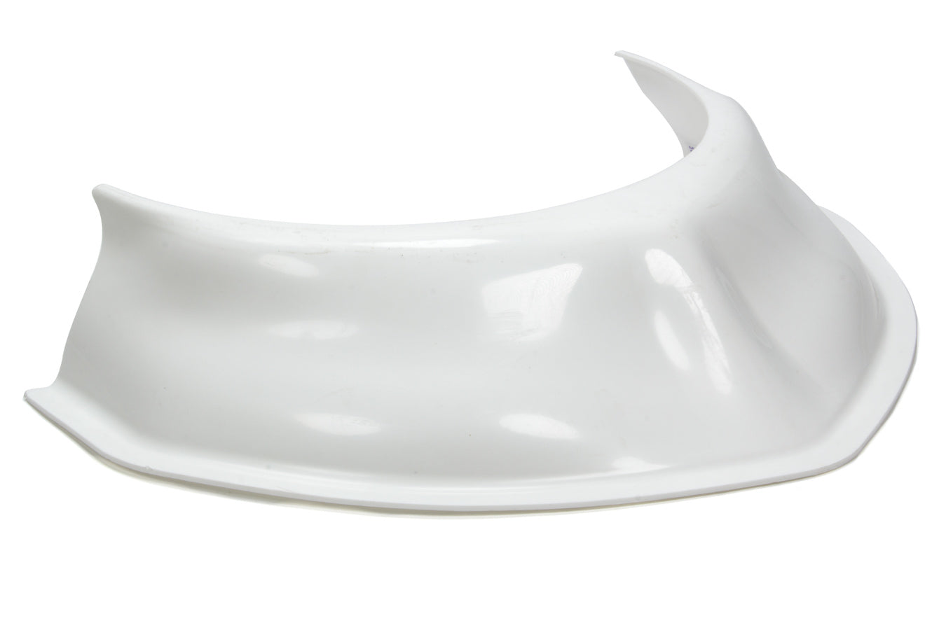 Hood Scoop - 3.5 in Tall - 20 in Wide - Tapered Front - Plastic - White - Each