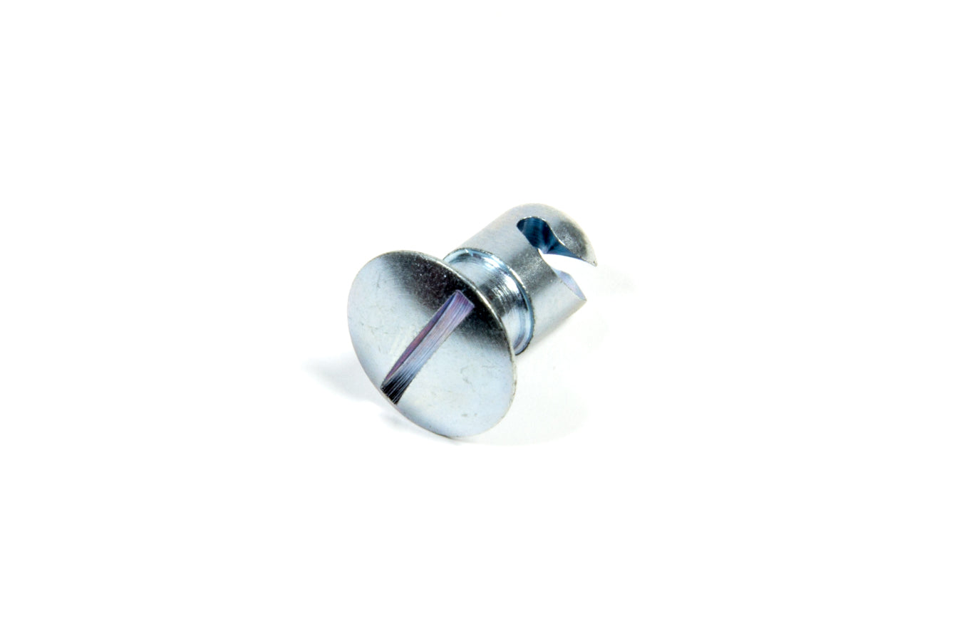 Quick Turn Fastener - Oval Head - Slotted - 5/16 x 0.500 in Body - Steel - Zinc Oxide - Each