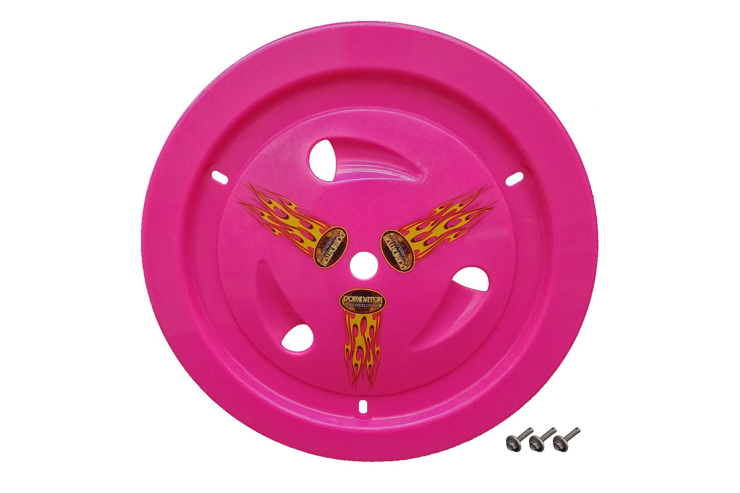 Mud Cover - Ultimate Real - Bolt-On - Hardware Included - Vented - Cover Only - Plastic - Pink - 15 in Wheels - Each