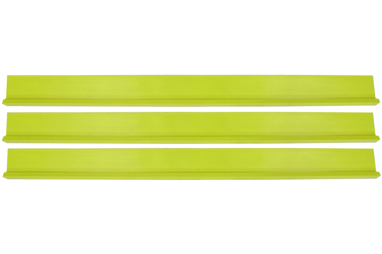 Rocker Panel - 78 in Long - Plastic - Fluorescent Yellow - Set of 3