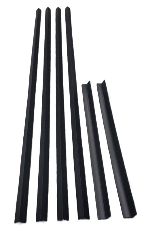 Body Brace - Ultimate Brace Kit - 1.25 in Wide - 90 Degree / 120 Degree Braces - Plastic - Black - Kit