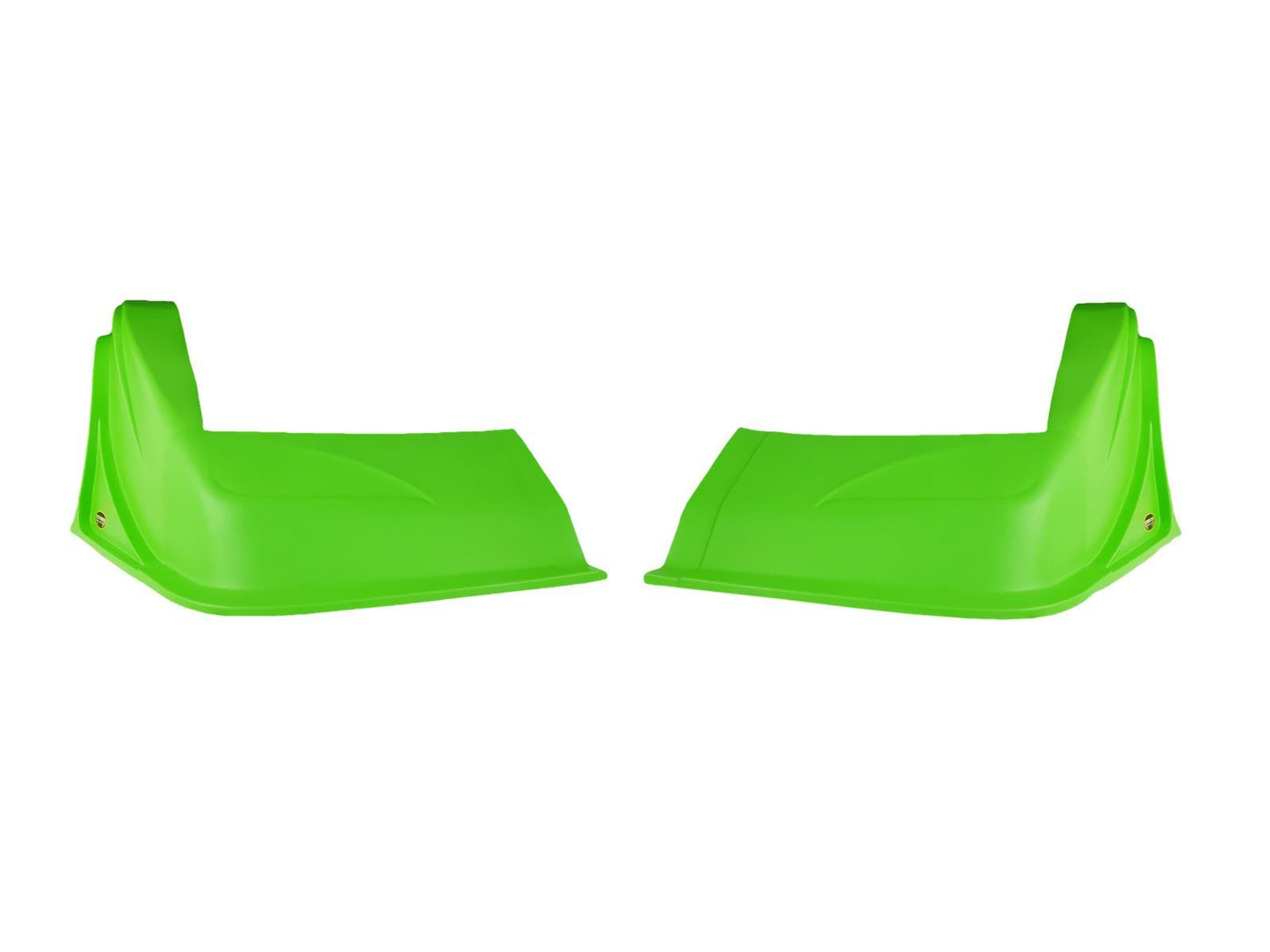 Nose - Outlaw - Complete - Fender Included - Plastic - Xtreme Green - Universal - Asphalt Late Model - Kit