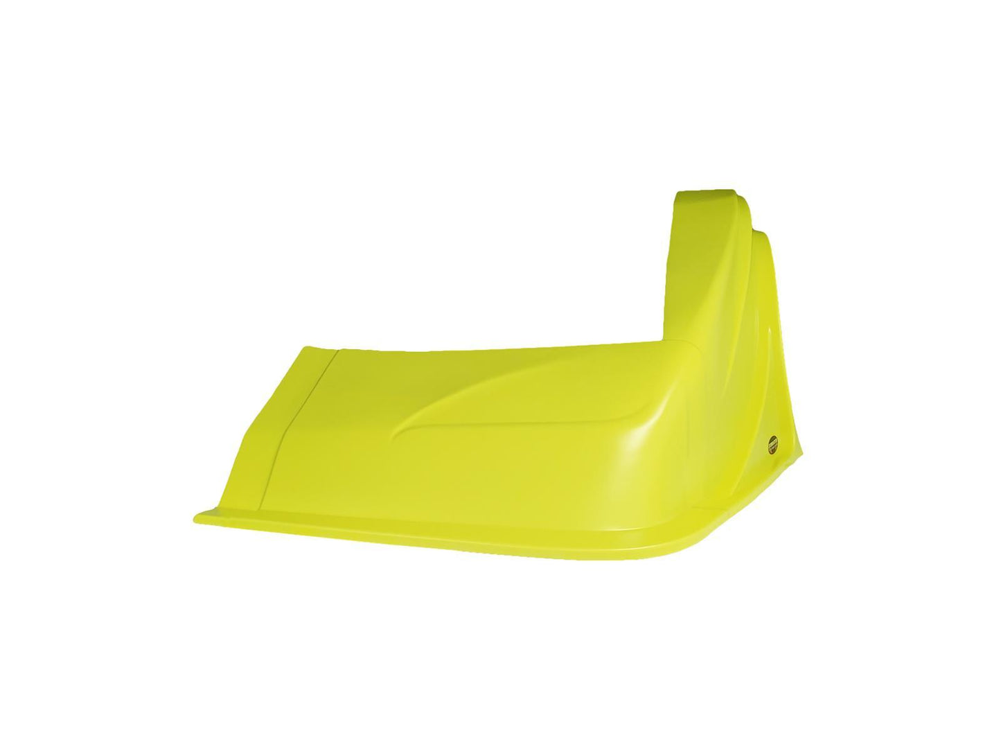 Nose - Outlaw - Driver Side - Fender Included - Plastic - Fluorescent Yellow - Universal - Asphalt Late Model - Kit