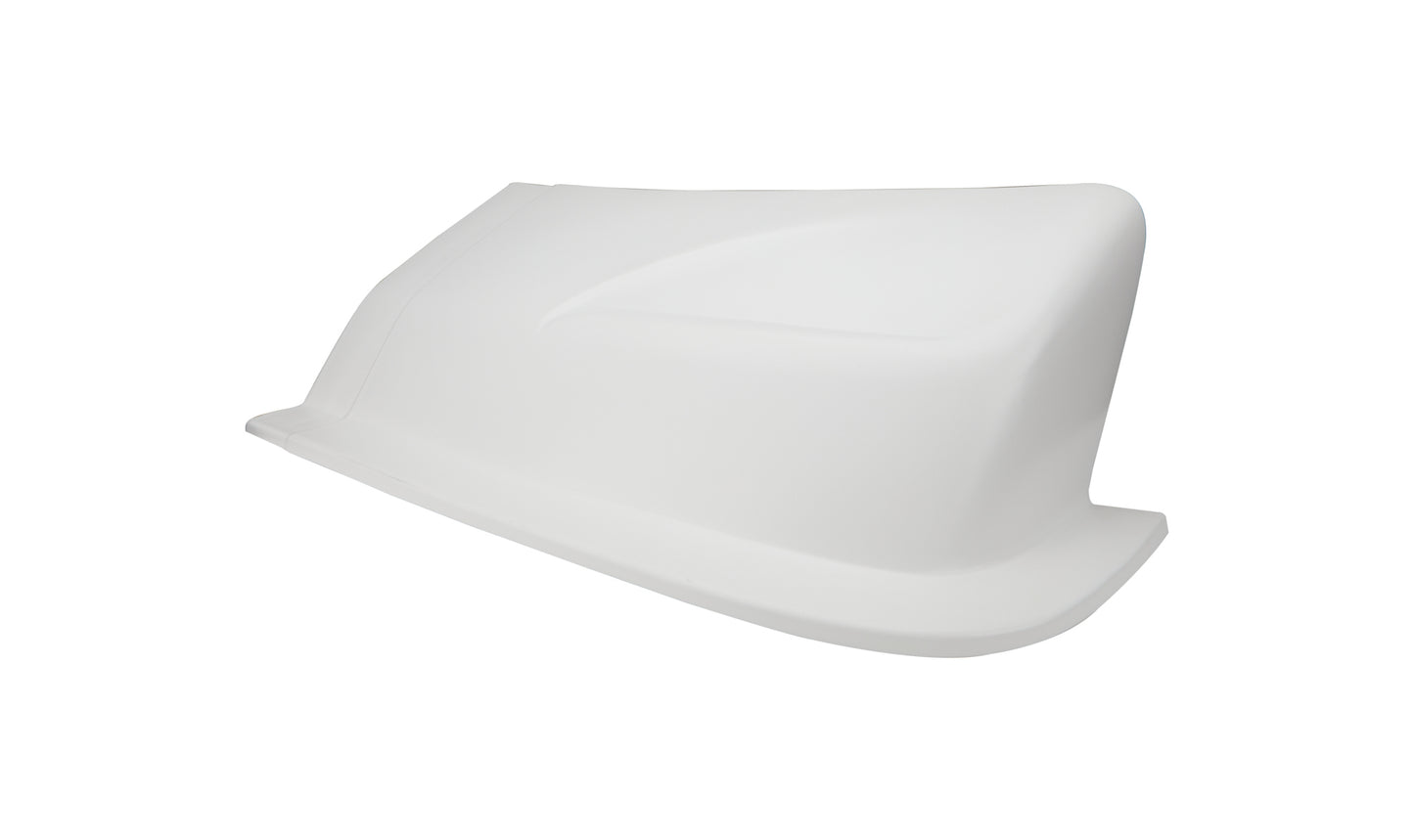 Nose - Outlaw - Driver Side - Plastic - White - Universal - Asphalt Late Model - Each