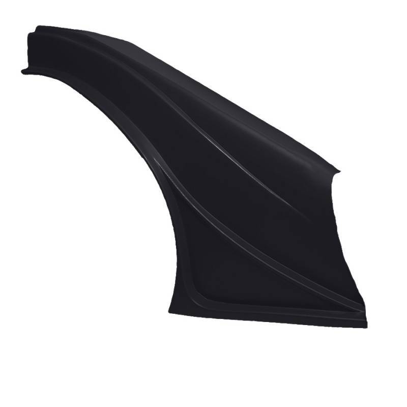 Fender - Outlaw - Passenger Side - Plastic - Black - Universal - Asphalt Late Model - Each