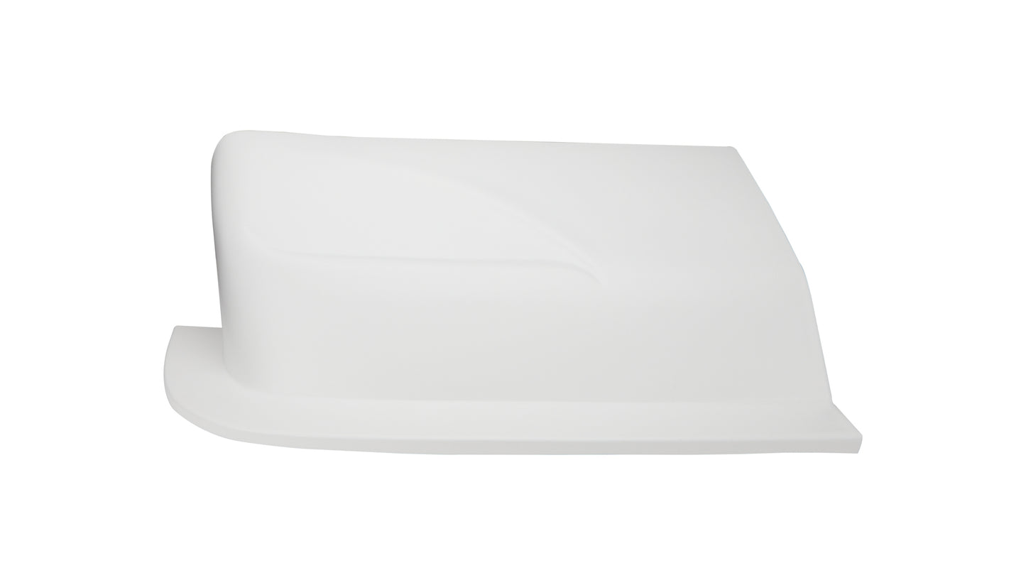 Nose - Outlaw - Passenger Side - Plastic - White - Universal - Asphalt Late Model - Each