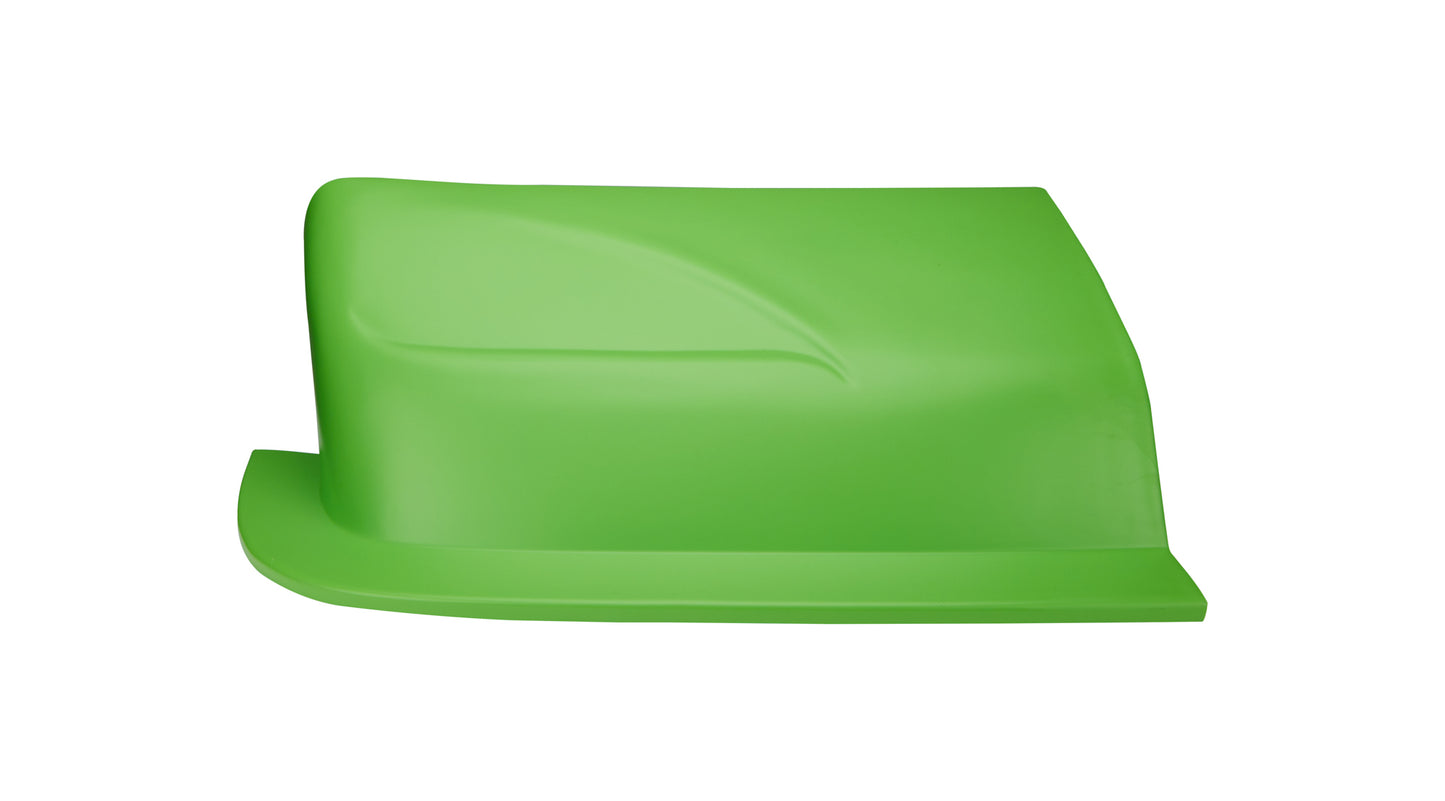 Nose - Outlaw - Passenger Side - Plastic - Xtreme Green - Universal - Asphalt Late Model - Each