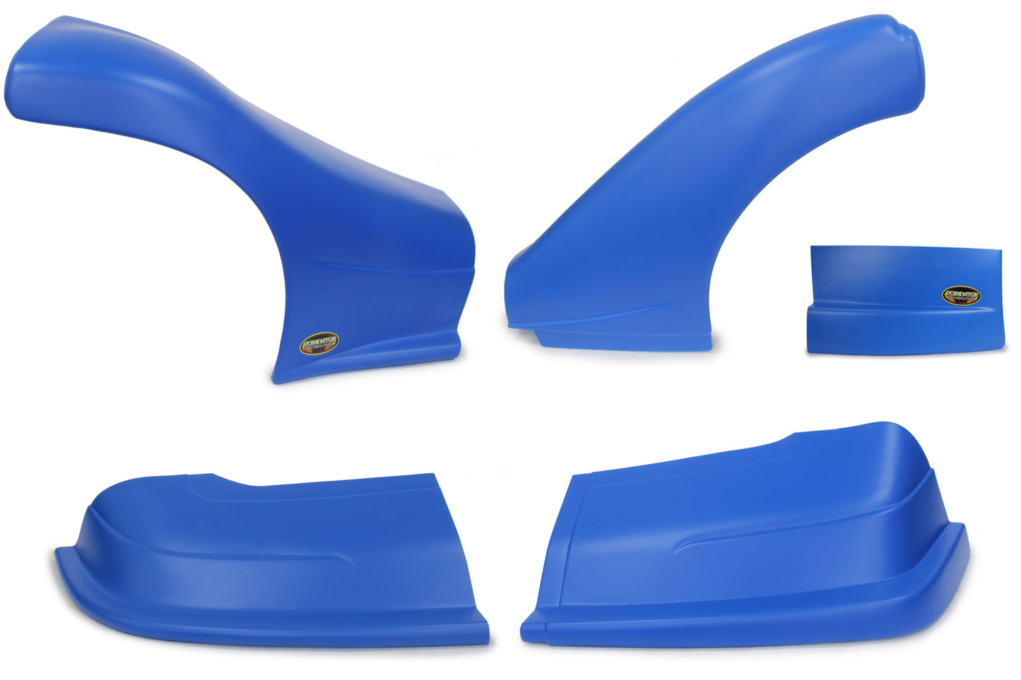 Nose - Dominator - Complete - Fenders Included - Plastic - Blue - Dirt Late Model - Kit