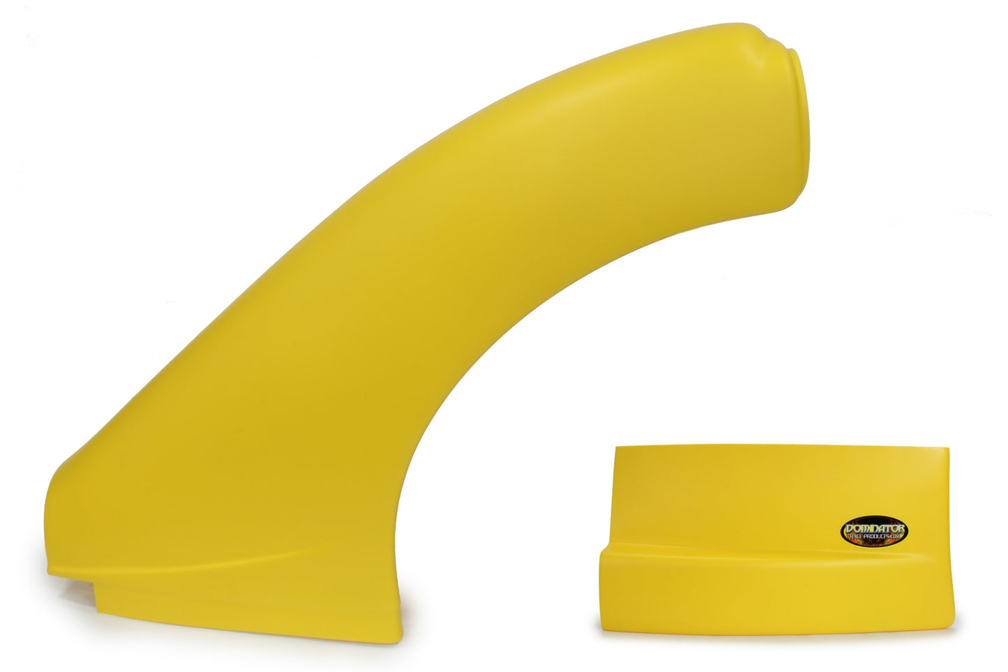Fender - Dominator - Complete - Driver Side - Plastic - Yellow - Dirt Late Model - Kit