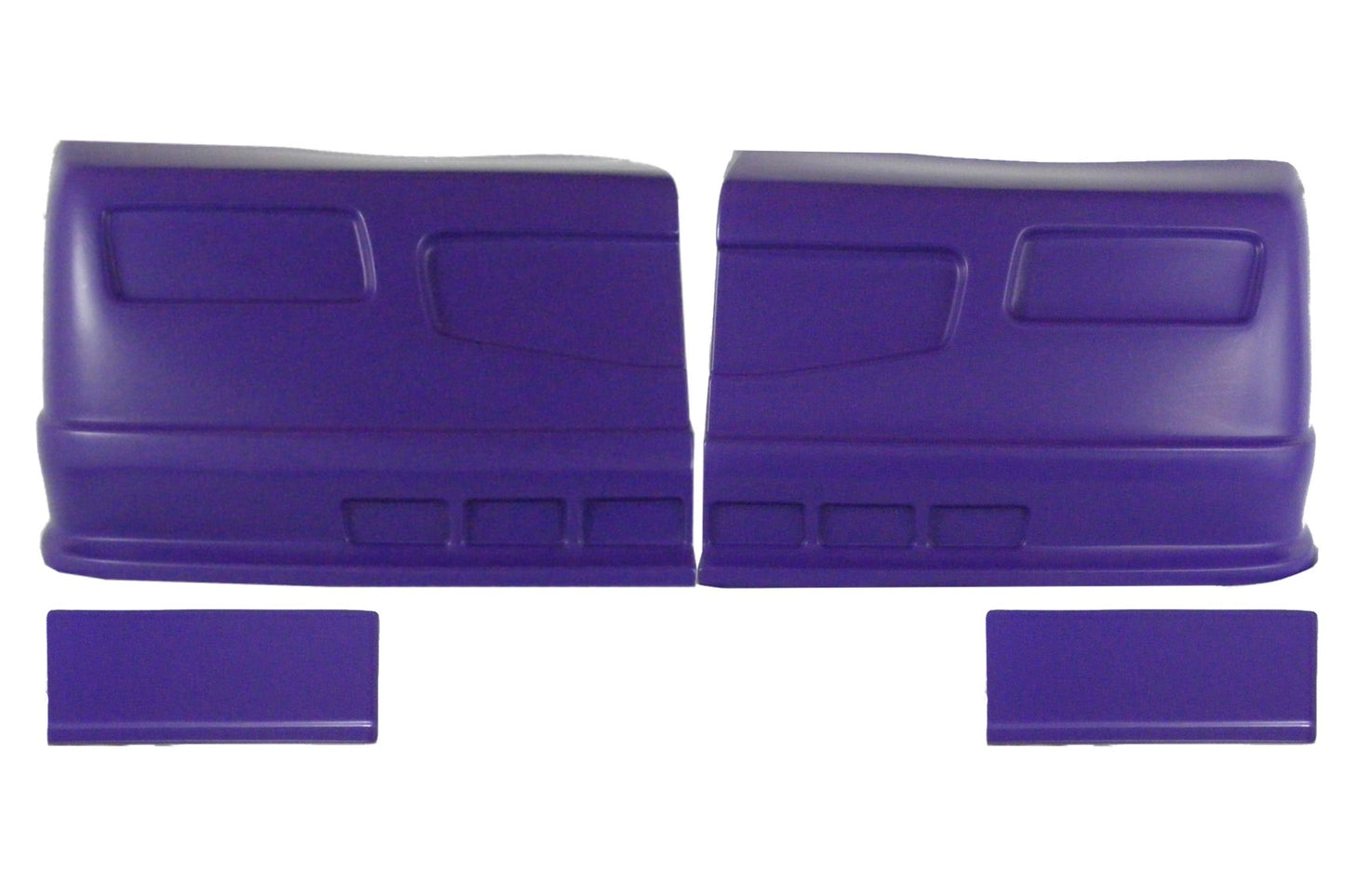 Nose - Dominator SS - Complete - Fender Extensions Included - Plastic - Purple - Universal - Street Stock - Kit