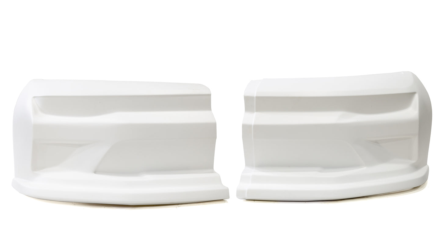 Nose - Dominator SS Camaro - 2-Piece Complete - Plastic - White - Universal - Street Stock - Kit