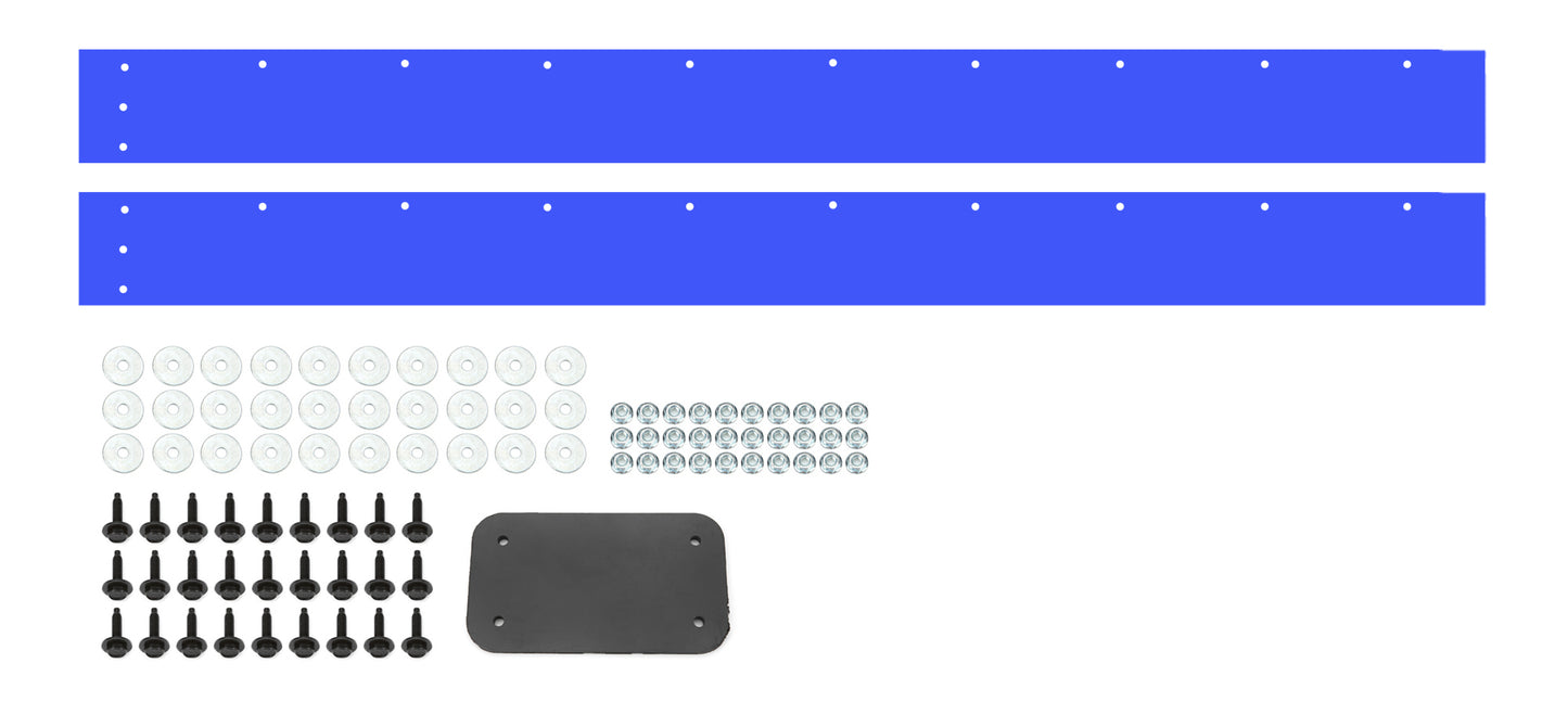 Air Valance - Killer Z - 2-Piece - Plastic - Blue - GM F-Body 1981 - Kit