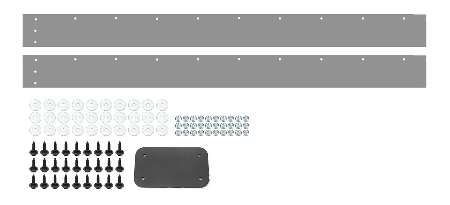 Air Valance - Killer Z - 2-Piece - Plastic - Gray - GM F-Body 1981 - Kit