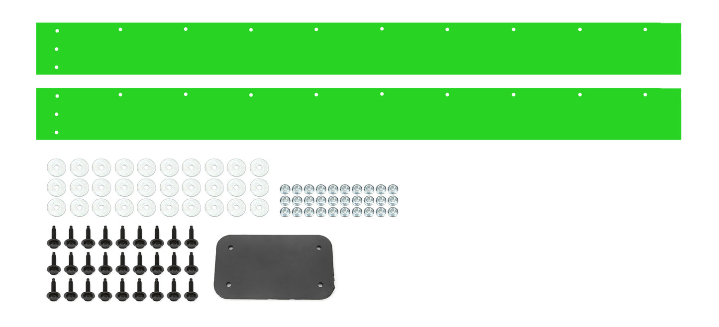 Air Valance - Killer Z - 2-Piece - Plastic - Extreme Green - GM F-Body 1981 - Kit