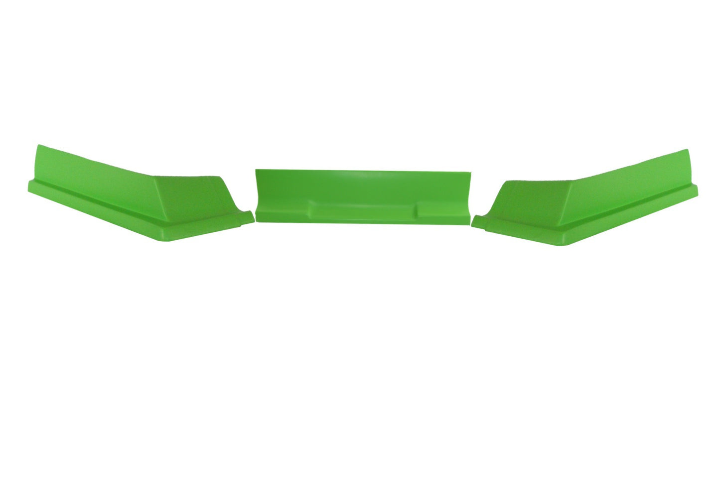 Air Valance - 3 Piece - Plastic - Extreme Green - Dirt Modified - Kit