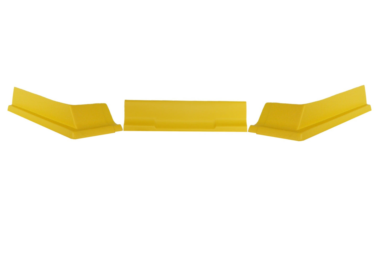 Air Valance - 3 Piece - Plastic - Yellow - Dirt Modified - Kit
