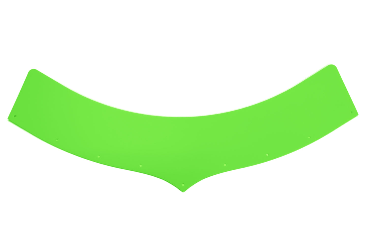 Hood Scoop Extension - 5.5 in Tall - Plastic - Extreme Green - Predator Hood Scoops - Each