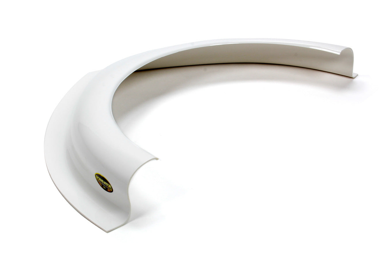 Hood Scoop - Dominator - Dirt - 2.5 in Height - Curved Front - Plastic - White - Each