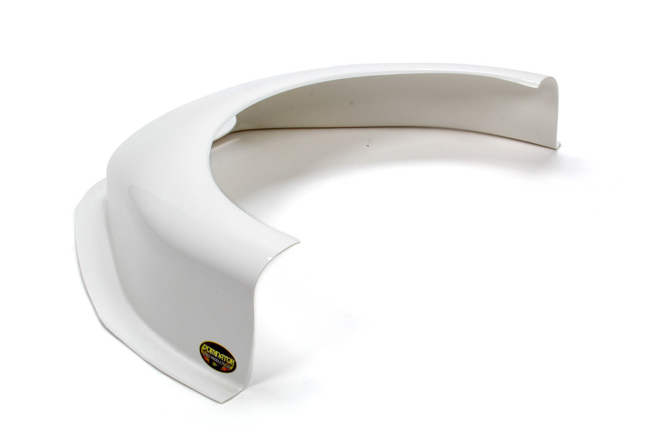 Hood Scoop - Dominator - Dirt - 3.5 in Height - Open Nose - Plastic - White - Each
