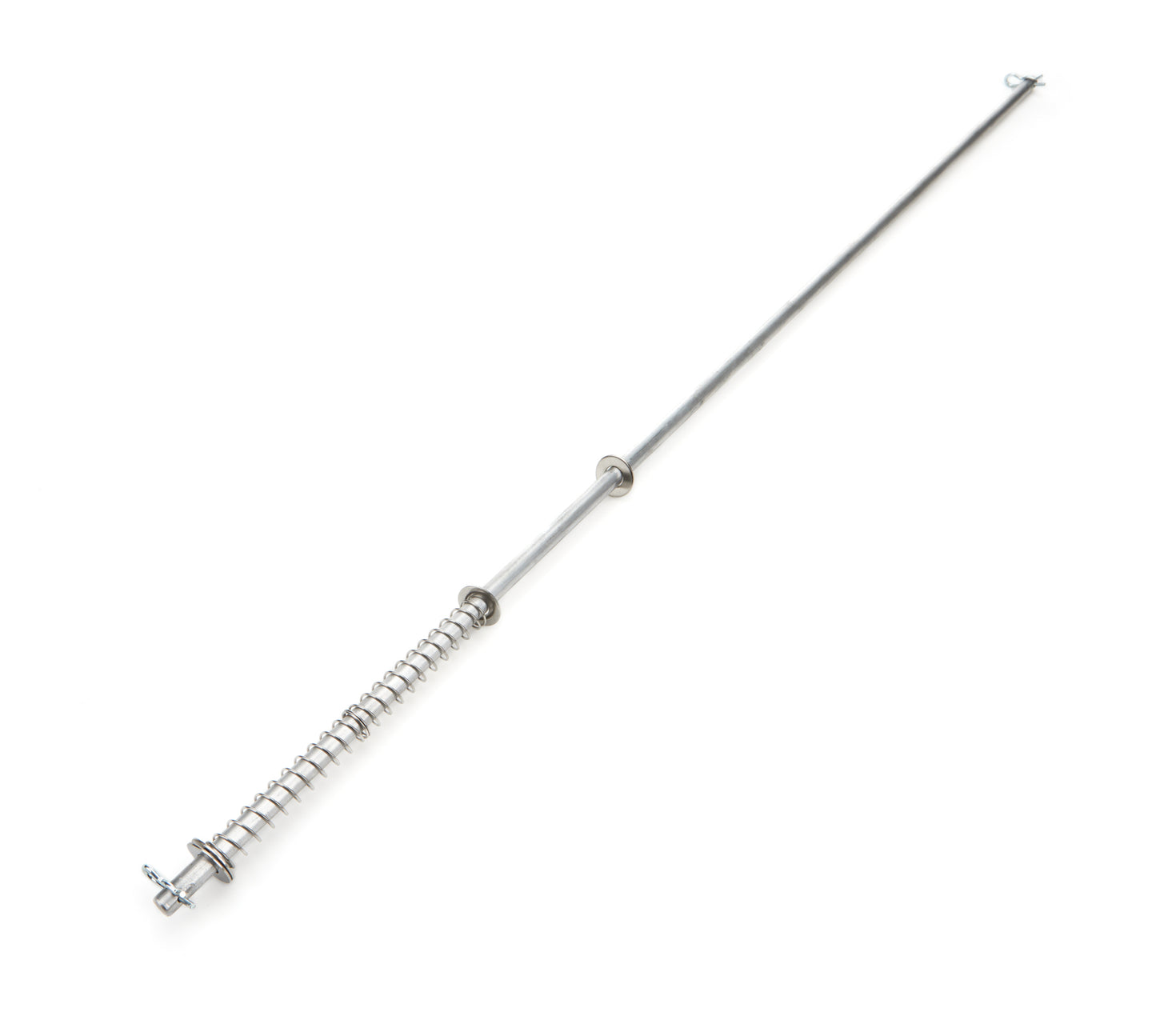 Shaker Screen Mounting Rod - Push-Through - 32 in Long - 3/8 in Thick - Aluminum - Natural - Each