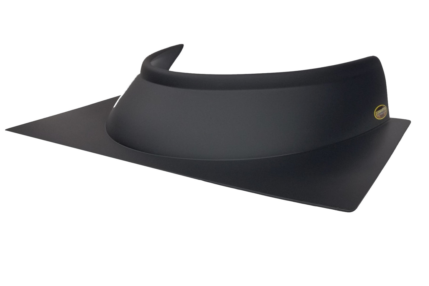 Cockpit Deflector - 4.5 in Height - 19.75 in Long x 28.25 in Wide - Plastic - Flat Black - Dirt Late Model - Each