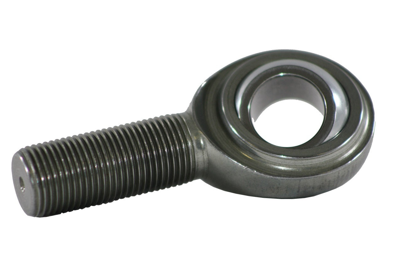 Rod End - Low Friction - Spherical - 0.625 in Bore - 5/8-18 in Left Hand Male Thread - Steel - Zinc Plated - Each