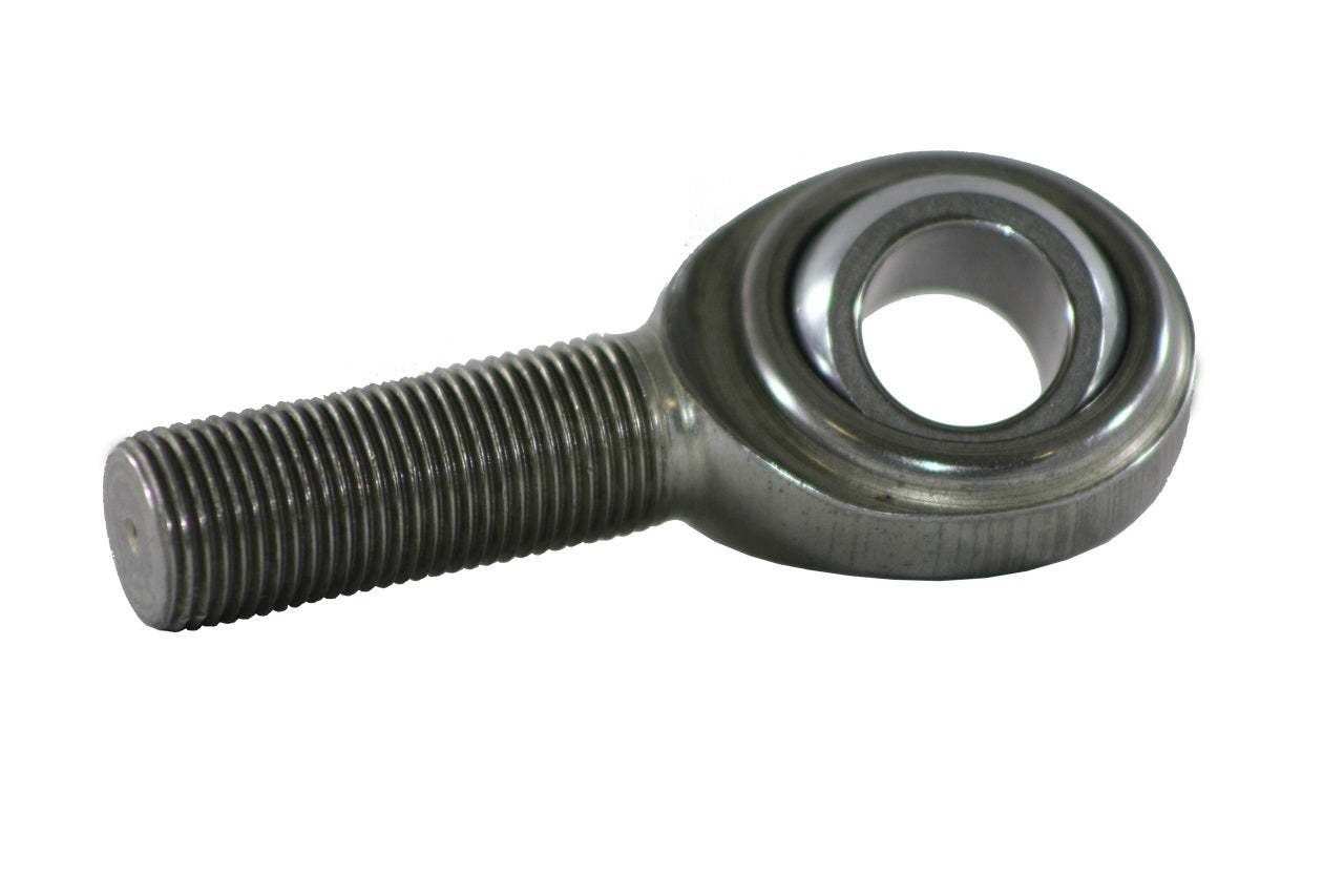 Rod End - Low Friction - Spherical - 0.75 in Bore - 3/4-16 in Left Hand Male Thread - Steel - Zinc Plated - Each