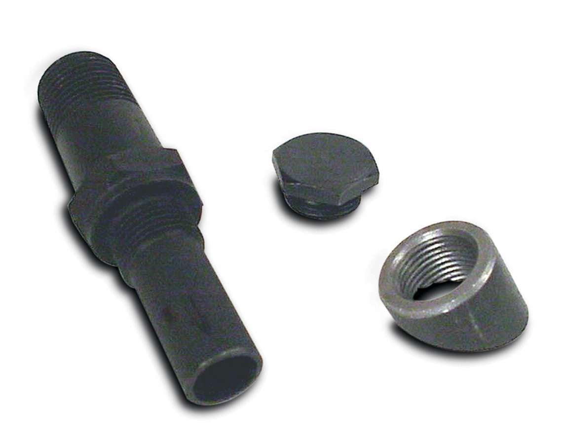 Crankcase Evacuation Fitting - Weld-On - 18 mm Threaded Bung / Adapter / Plug / Washer - Steel - Kit