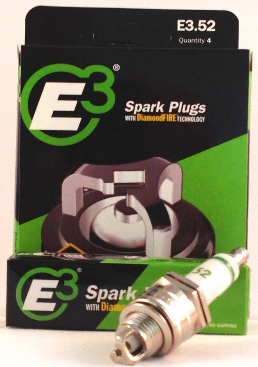 Spark Plug - Diamond Fire - 14 mm Thread - 0.375 in Reach - Gasket Seat - Resistor - Each