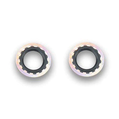 Sealing Washer - Stat-O-Seal - 0.563 in ID - Aluminum Washer - Rubber O-Ring - Pair