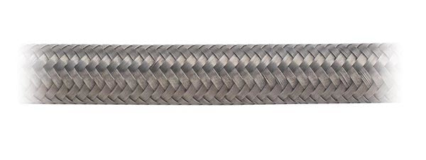 Hose - Auto-Flex - 6 AN - 10 ft - Braided Stainless / Rubber - Natural - Each